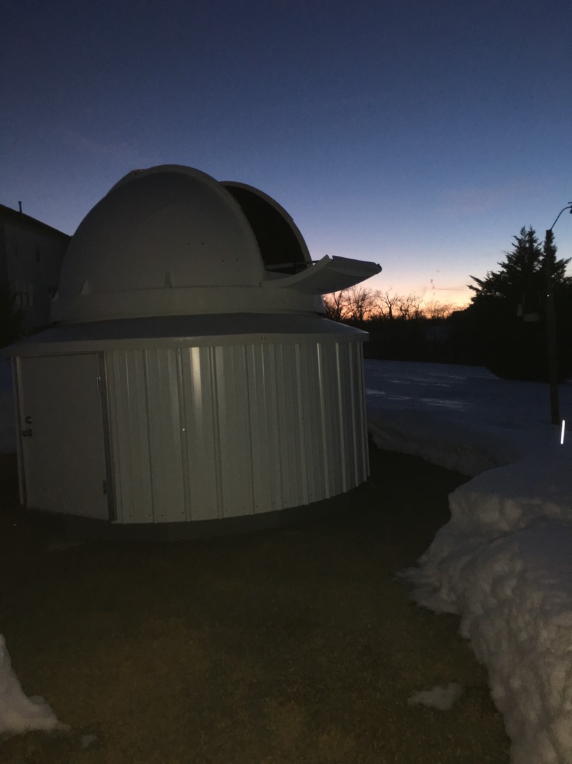 Completed obs shutter open